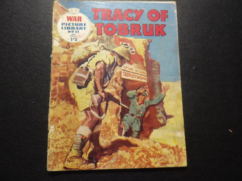 War Picture Library 11 TRACY OF TOBRUK 1959 UK Comic Fleetway VG