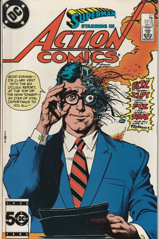 Action Comics #571 Direct Edition (1985)