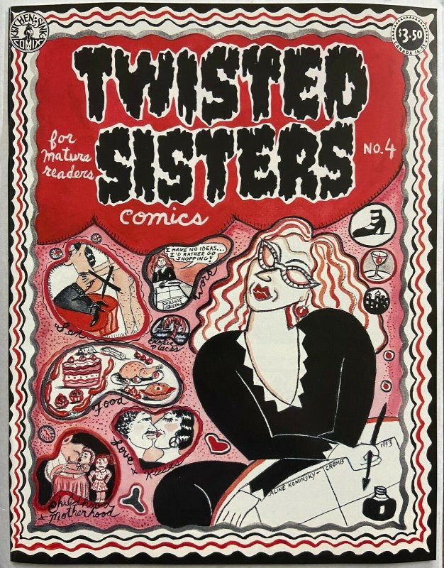 TWISTED SISTERS COMICS #3,4 (Kitchen Sink, 1994- 1995)   VF-NM Gloeckner,Darcy