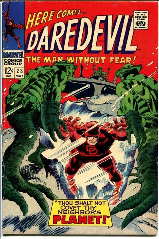 DAREDEVIL #28 1967-MARVEL COMICS- VG/FN