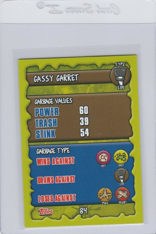 Garbage Pail Kids Gassy Garret 84 GPK 2018 The Garbage Gang Trading Card Game