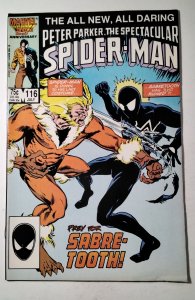 The Spectacular Spider-Man #116 (1986) Marvel Comic Book J753