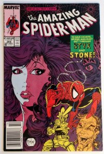 Amazing Spider-Man #309 NEWSSTAND. 1st team appearance of Styx & Stone