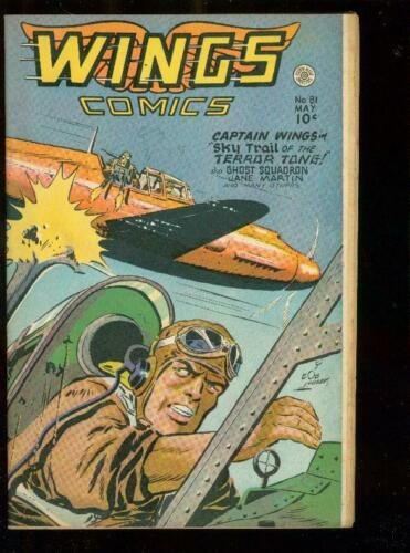 WINGS #81-LUBBERS COVER-INJURY TO EYE PANEL-FICTION HOU FN/VF 