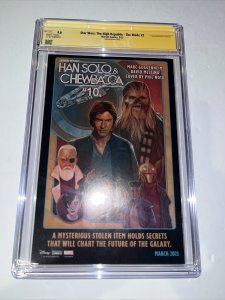 Star Wars The High Republic The Blade (2023) # 2 (CGC 9.8 SS) Signed Mico Suayan