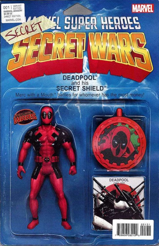 Deadpool's Secret Secret Wars #1B VF/NM ; Marvel | Action Figure Variant