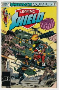 Legend Of The Shield #2 August 1991 Impact Comics DC