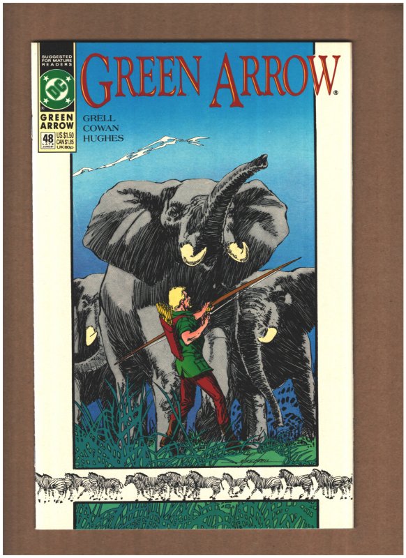 Green Arrow #48 DC Comics 1991 Mike Grell NM- 9.2