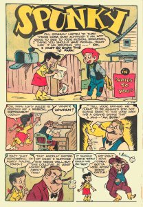 SPUNKY JUNIOR COWBOY #4 (Sept1950) 5.5 FN- JACK BRADBURY's Talking Horse Stanley