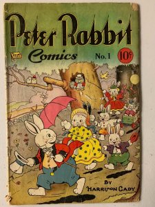 Peter Rabbit #1 torn cover 1.8 GD/FR (1947)