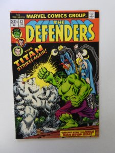 The Defenders #12 (1974) FN/VF condition