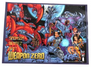 VINTAGE 1995 Top Cow Weapon Zero 19x28 Poster 