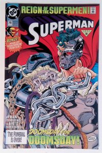 Superman #78 (June 1993, DC) FN+