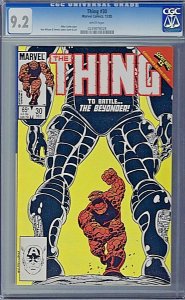 The Thing # 30 Secret Wars II Tie-In CGC 9.2 Marvel