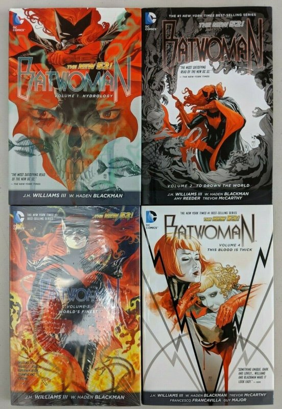 Batwoman Vol 1-4 (1 2 3 4) Hardcover 2012-2014 JH Williams W Haden Blackman 