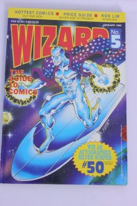 Wizard: The Comics Magazine #5 (1992) Silver Surfer VFNM