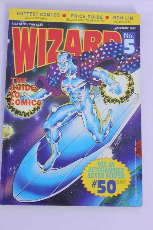 Wizard: The Comics Magazine #5 (1992) Silver Surfer VFNM