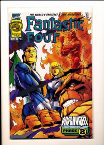 Marvel Fantastic Four #415-416 & Bonus comic ~VF+ (SIC572)