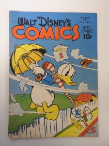 Walt Disney's Comics and Stories #42 (1944) VG Condition 1 in spine split