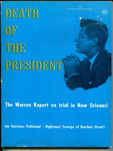 Death of A President 4/1967-1st Print-Warren Report-JFK-Oswald-Shaw-pix-info-VG+