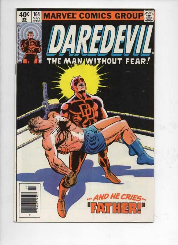 DAREDEVIL #164 VF  Murdock, Frank Miller, 1964 1980, more Marvel in store