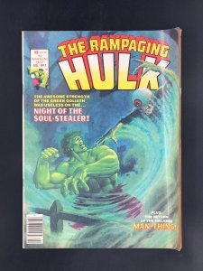 Rampaging Hulk #7 (1978) Man-Thing Back-Story