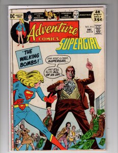 Adventure Comics #413 (1971) THE WALKING BOMBS! ~ Bronze DC / ID#19