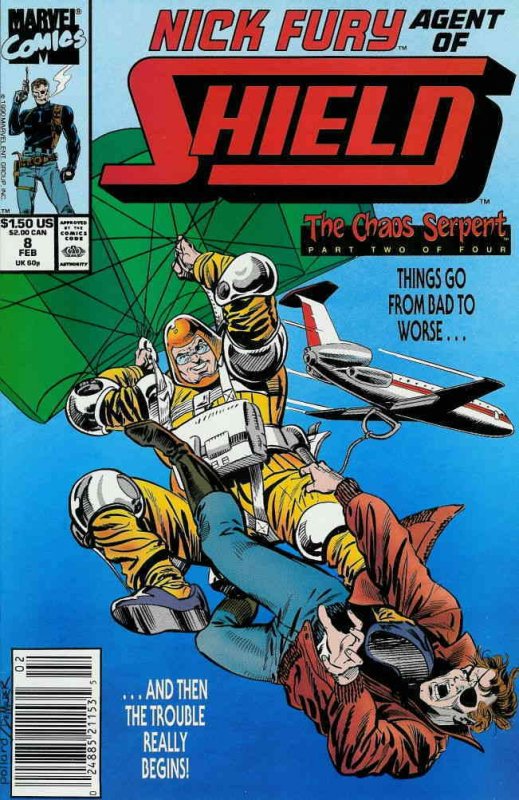 Nick Fury, Agent of S.H.I.E.L.D. (3rd Series) #8 (Newsstand) VF/NM ; Marvel