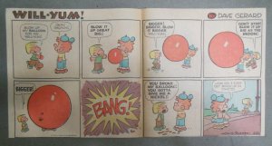 (16)  Will-Yum Sundays by Dave Gerardo from 1960 Size: 7.5  x 15 inches