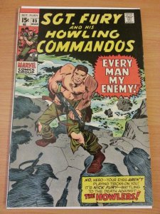 Sgt. Fury #85 HOWLING COMMANDOS! ~ VERY FINE VF ~ 1971 MARVEL COMICS 