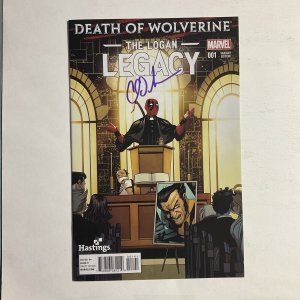 Death Of Wolverine The Logan Legacy 1 2014 Signed by Charles Soule Marvel Nm