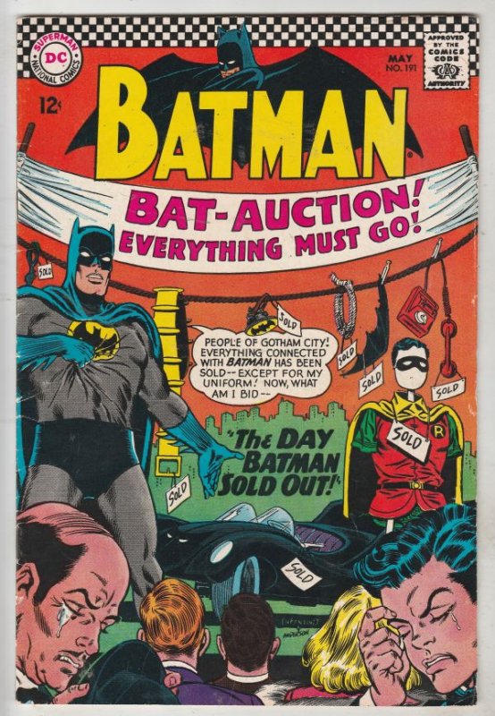 Batman #191 (May-67) VF/NM High-Grade Batman