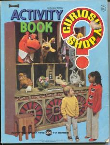 Curiosity Shop Color and Paint Book #4373 1958-ABC TV series-VG