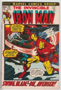 Iron Man #51 (Oct-72) VF/NM High-Grade Iron Man