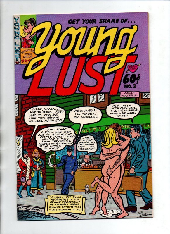 Young Lust #1 2 3 4 & 5 Complete Set - Underground - Last Gasp - VF