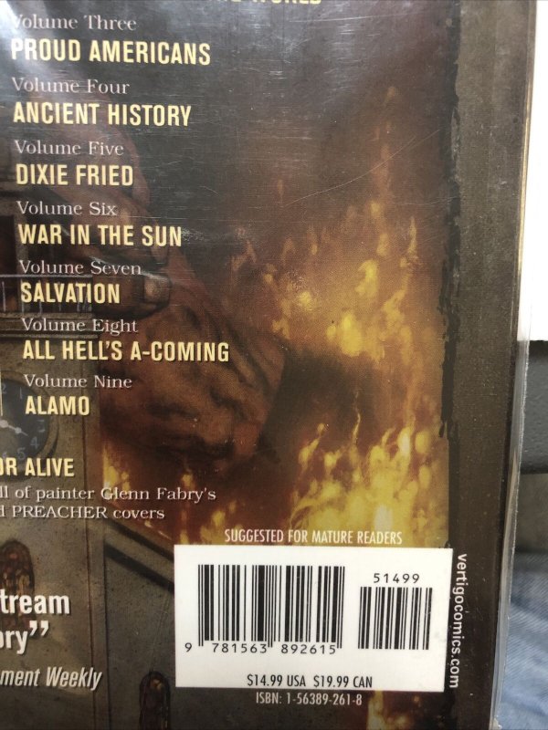 Preacher Vol.1 Gone To Texas (1996) Vertigo TPB SC Garth Ennis