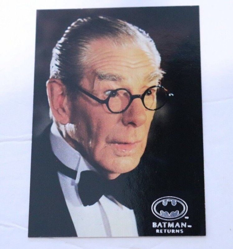 1992 Batman Returns Stadium Club #7 Alfred