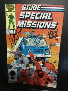 G.I. Joe: Special Missions #3 (1987) double signed, Trimp, Hama, certified VG