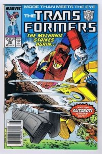 Transformers #28 ORIGINAL Vintage 1987 Marvel Comics  