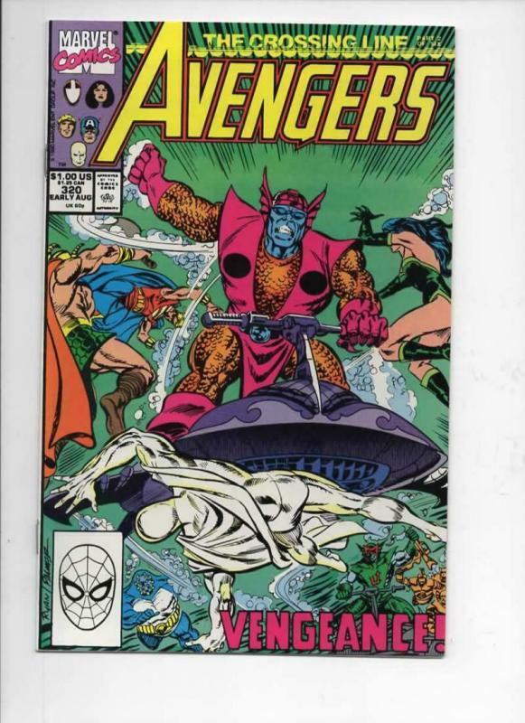 AVENGERS #320, VF/NM, Captain America, Crossing Line, 1963 1990, Marvel