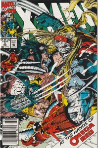 X-Men # 5 Newsstand Cover NM- Marvel 1991 Jim Lee 1st App Of Maverick [Y9]