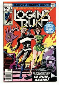Logan's Run #6 comic book First solo THANOS story 1977 NM-