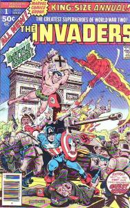 Invaders,The King-Size Annual #1 (Jan-77) VF High-Grade The Human Torch