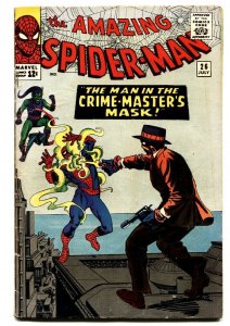 AMAZING SPIDER-MAN #26 COMIC BOOK 1965-MARVEL-STEVE DITKO ART VG