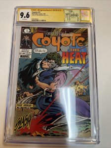 Coyote (1985) # 11 (CGC 9.6 WP SS) Signed By Todd McFarlane | 1st Mcfarlane