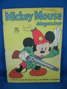 MICKEY MOUSE MAGAZINE Vol 4 #9 Good 1939