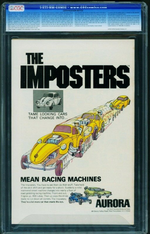 SWAMP THING #1-CGC 8.5 1972-Berni Wrightson-DC- 1029344008