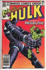 The Incredible Hulk #275 Direct Edition (1982) Hulk