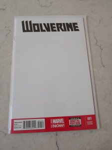 WOLVERINE #1 Blank Sketch Cover Variant