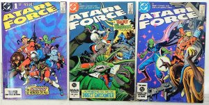 Atari Force Lot of 3 #1, 2, 7 (1984) DC Comics 1st Print Comic Books